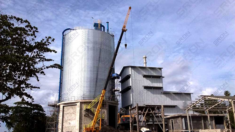 fly ash steel silo