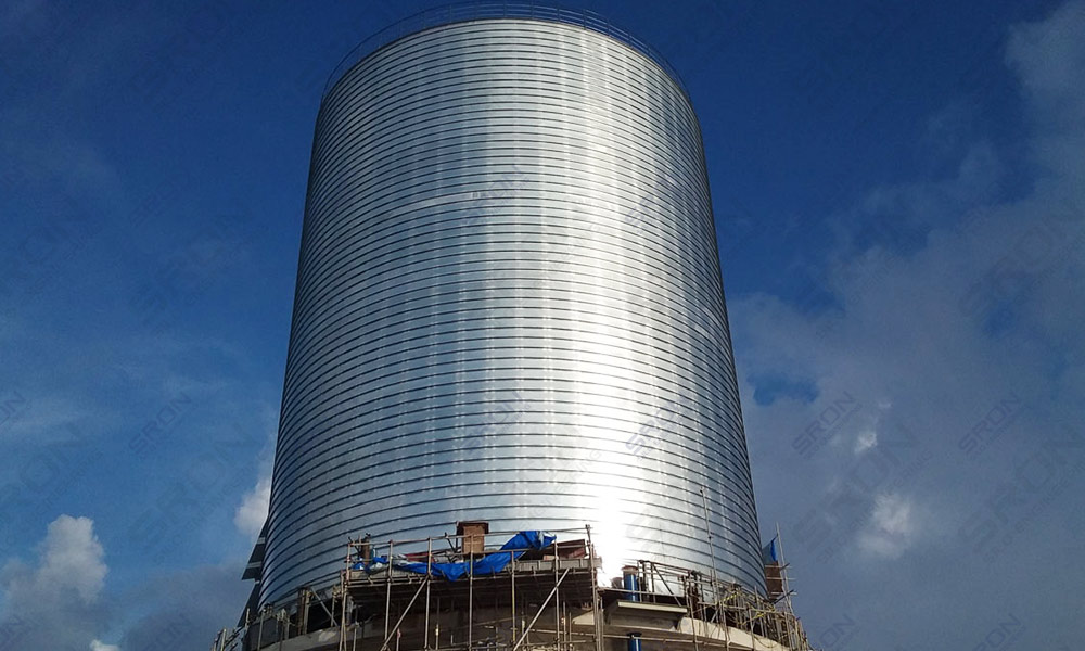 alumina powder silo