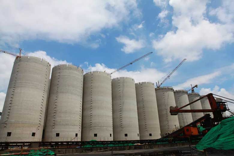 concrete silo