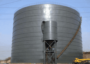 fly ash steel silo