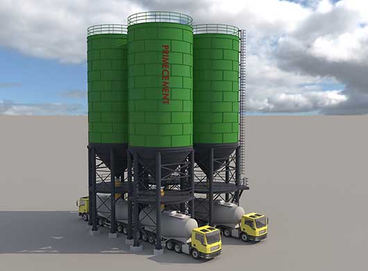 Rwanda Primecement Bolted Steel Silos Project