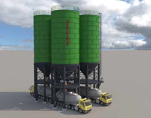 Rwanda Primecement Bolted Steel Silos Project