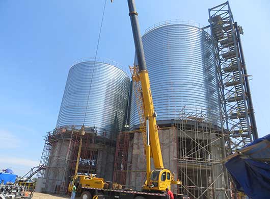 Indonesia 2x3,000T Cement Steel Silo Project for SIG