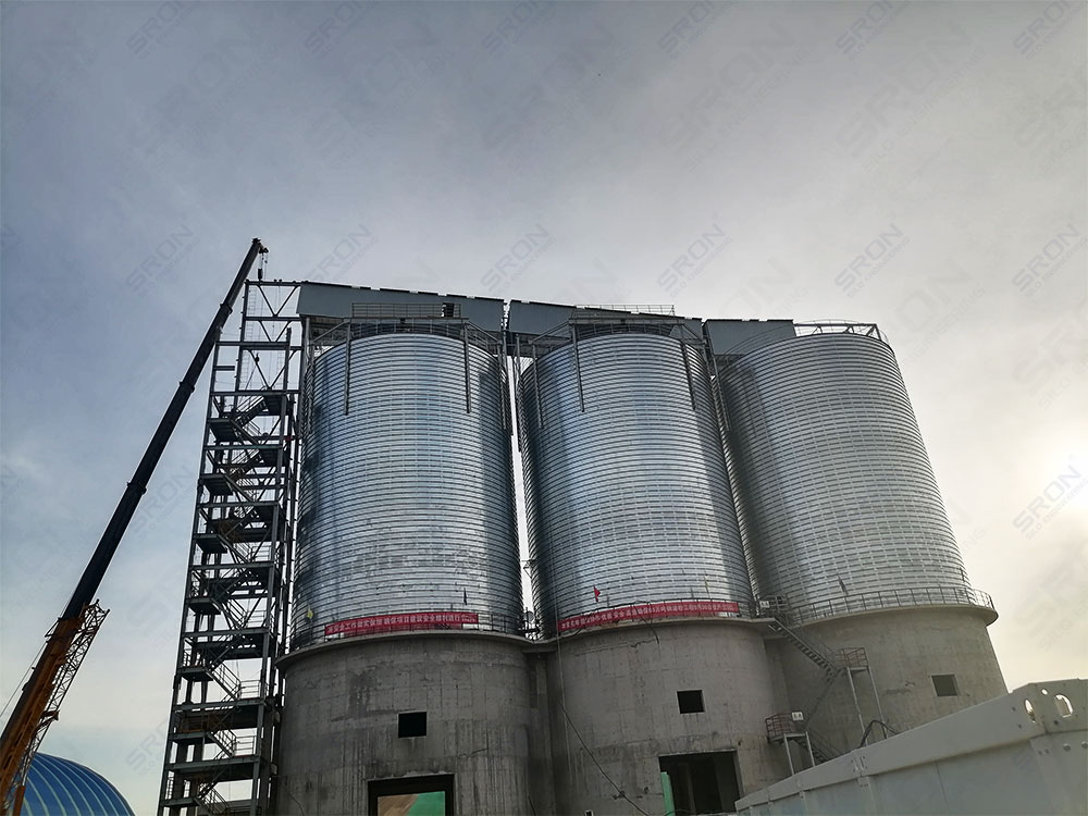 alumina powder silo